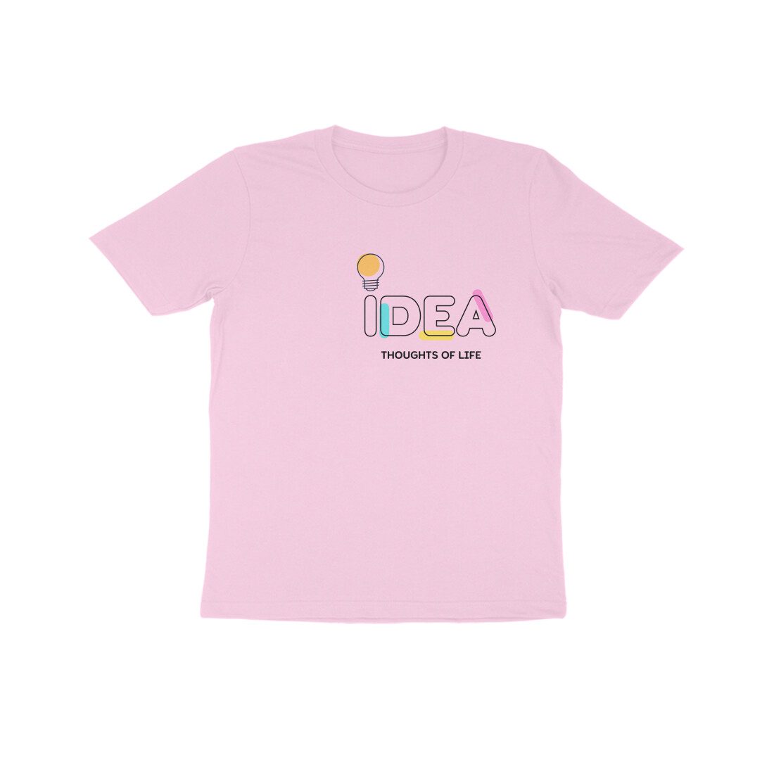Kids Idea Thoughts of Life Motivational T-Shirt - Fashion Greet