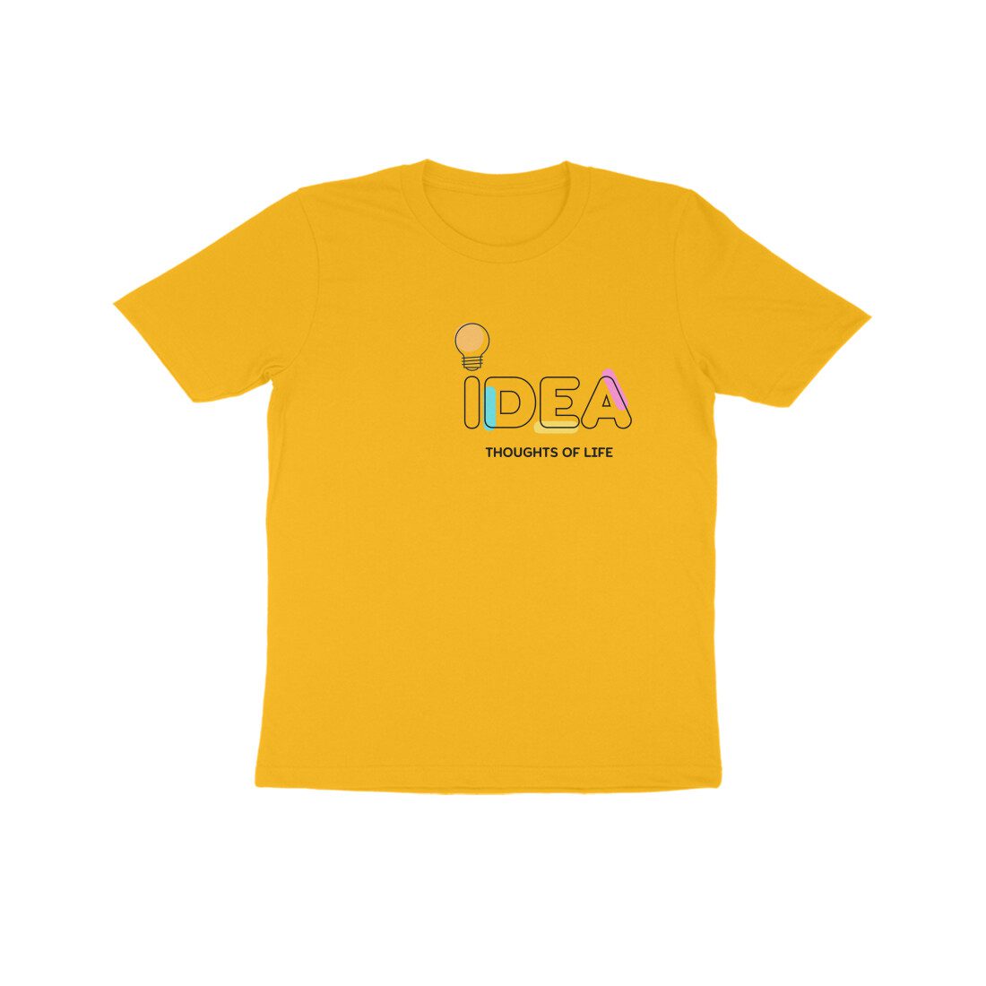 Kids Idea Thoughts of Life Motivational T-Shirt - Fashion Greet