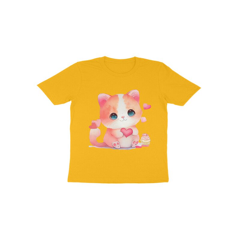 Toddlers Cute Pink Kitten T-Shirt - Fashion Greet Toddlers Cute Pink Kitten T-Shirt - Fashion Greet