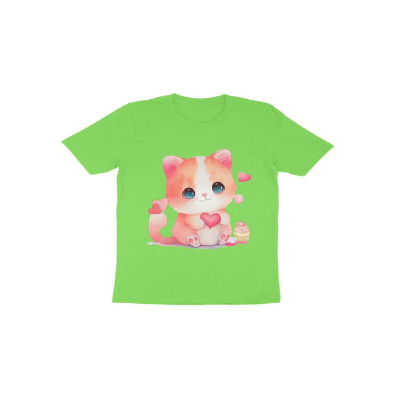 Toddlers Cute Pink Kitten T-Shirt - Fashion Greet Toddlers Cute Pink Kitten T-Shirt - Fashion Greet