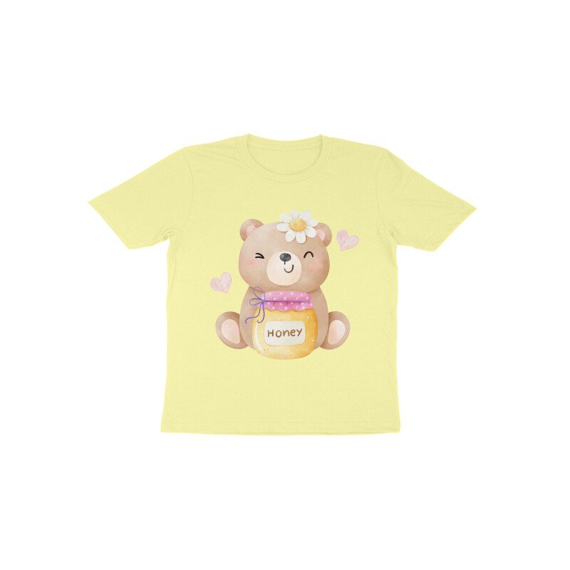 Toddlers Cute Brown Bear T-shirt - Fashion Greet