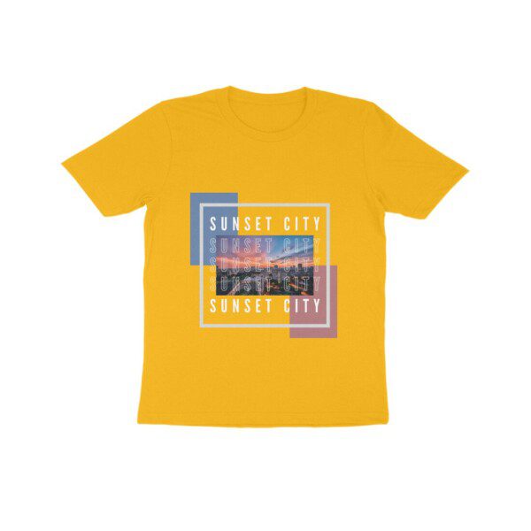 Kids Sunset City Colorful T-Shirt