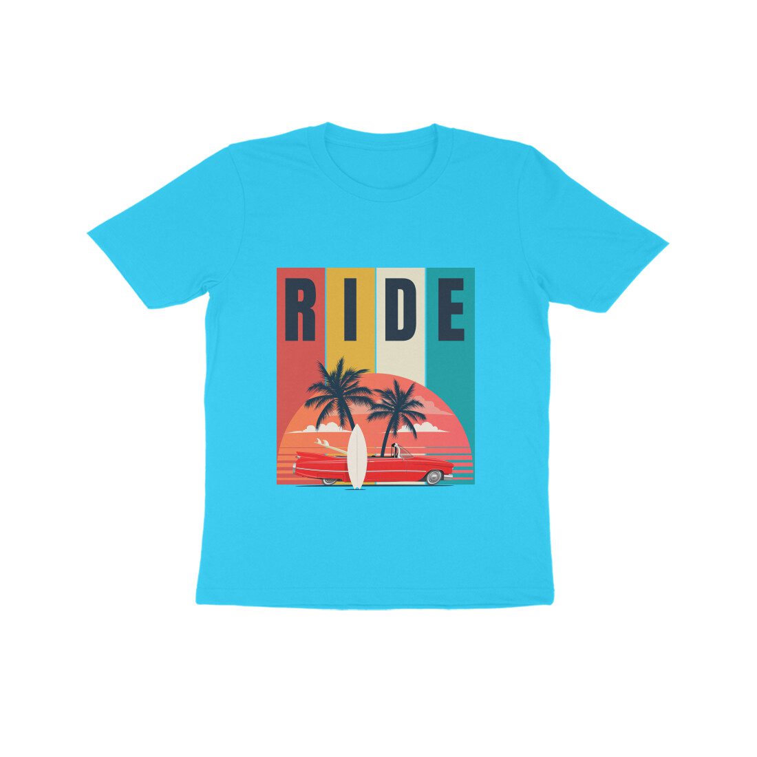 Kids Retro Summer Time Ride T-Shirt - Fashion Greet Kids Retro Summer Time Ride T-Shirt - Fashion Greet