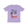 Kids Beach Illustration Retro Ride to Classic Car T Shirt - Fashion Greet