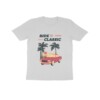 Kids Beach Illustration Retro Ride to Classic Car T Shirt - Fashion Greet