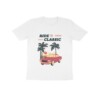 Kids Beach Illustration Retro Ride to Classic Car T Shirt - Fashion Greet