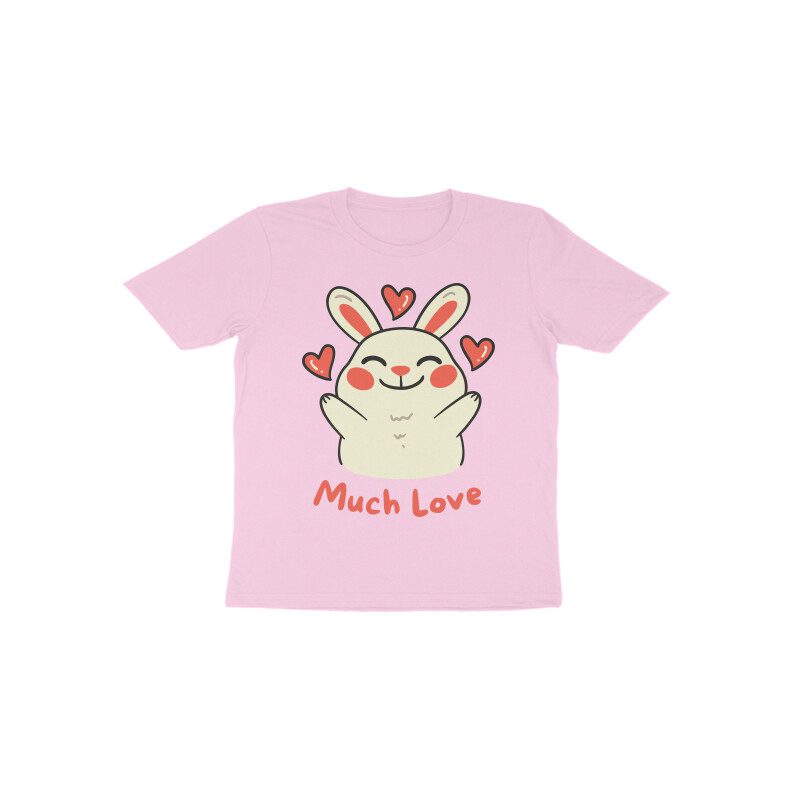Toddlers rabbit much love colorful T-Shirt - Fashion Greet