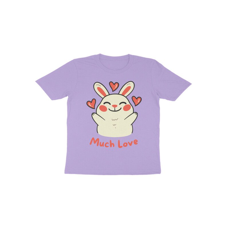 Toddlers rabbit much love colorful T-Shirt - Fashion Greet