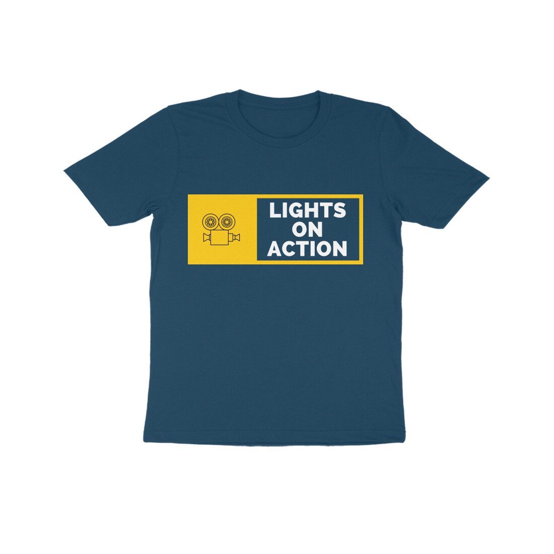 Lights On Camera Action T-Shirt - Fashion Greet Lights On Camera Action T-Shirt - Fashion Greet