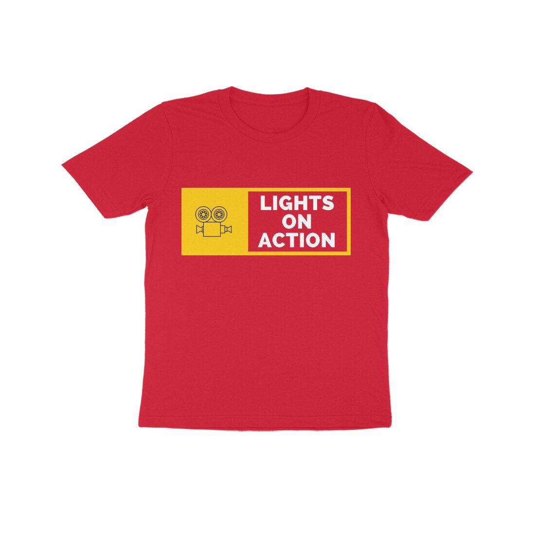 Lights On Camera Action T-Shirt - Fashion Greet Lights On Camera Action T-Shirt - Fashion Greet