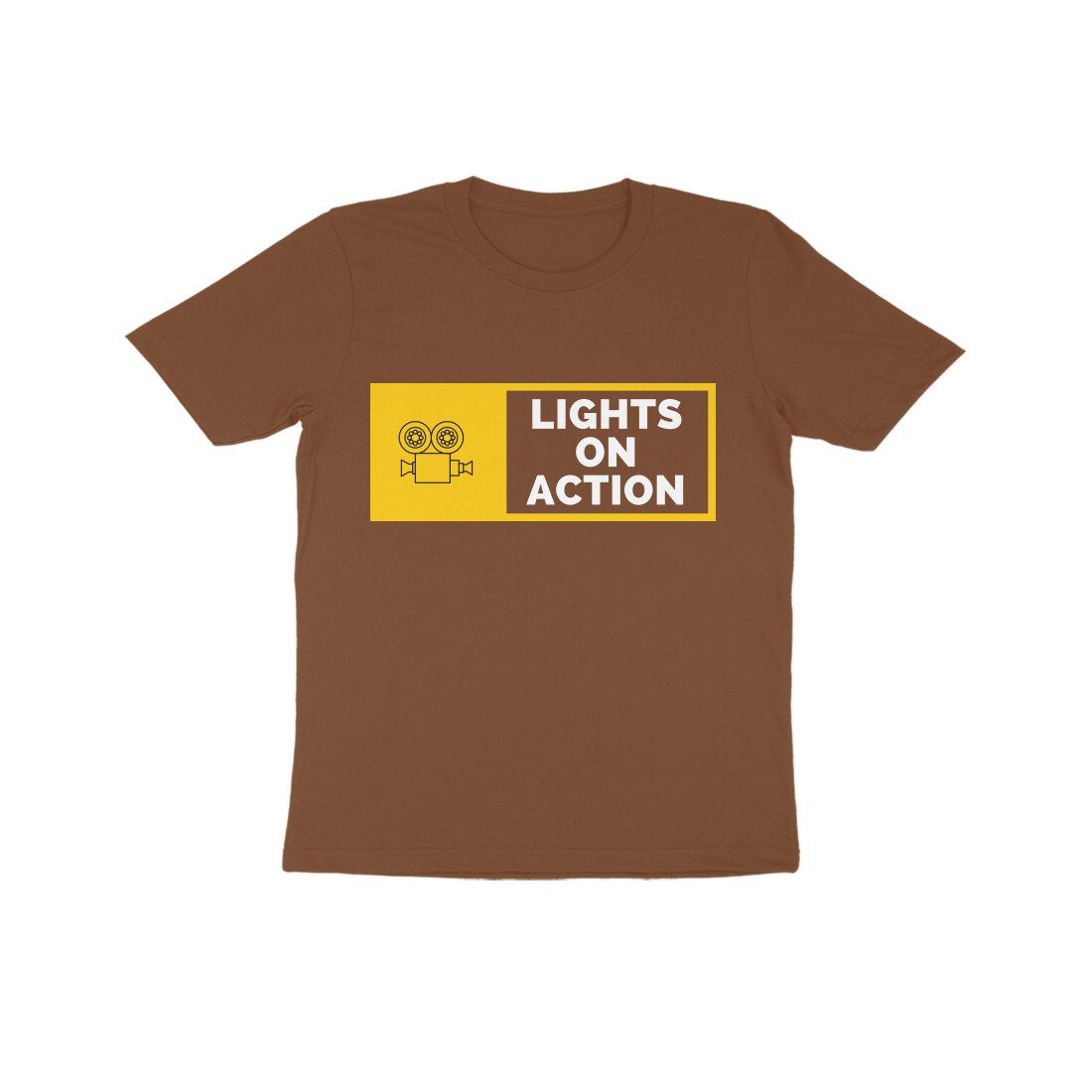 Lights On Camera Action T-Shirt - Fashion Greet Lights On Camera Action T-Shirt - Fashion Greet