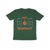 Kids Basketball Court Illustration T-Shirt - Fashion Greet