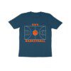 Kids Basketball Court Illustration T-Shirt - Fashion Greet