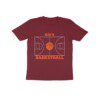 Kids Basketball Court Illustration T-Shirt - Fashion Greet