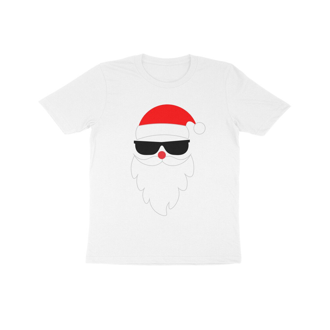 Kids Santa Hat and Beard Christmas T-Shirt - Fashion Greet Kids Santa Hat and Beard Christmas T-Shirt - Fashion Greet