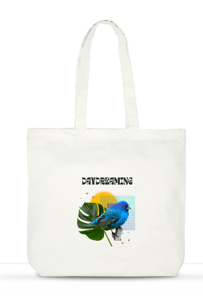 Multipurpose Laptop Tote Bag quoted Day Dreaming - Fashion Greet