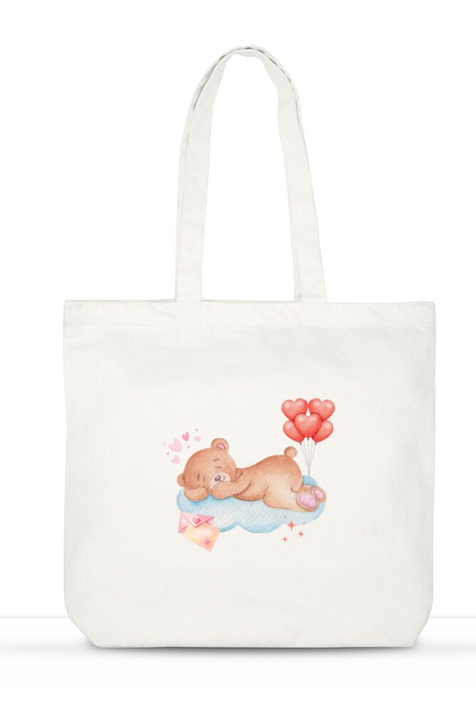 Multipurpose Laptop Tote Bag designed Lovely Teddy Theme - Fashion Greet Multipurpose Laptop Tote Bag designed Lovely Teddy Theme - Fashion Greet