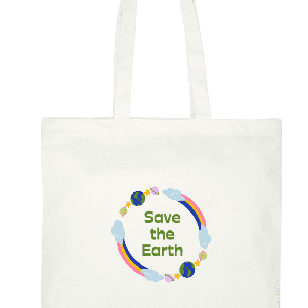 Multipurpose Laptop Tote Bag quoted Save the Earth