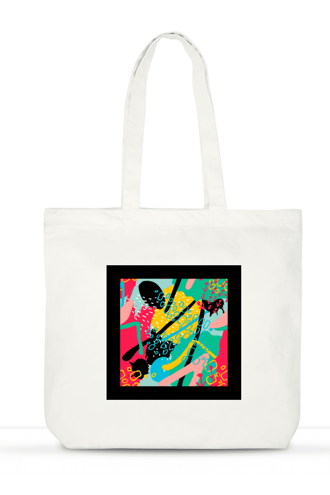 Multipurpose Laptop Tote Bag designed Colorful Abstract Style - Fashion Greet Multipurpose Laptop Tote Bag designed Colorful Abstract Style - Fashion Greet