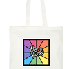 Multipurpose Laptop Tote Bag quoted Be Kind in Rainbow design - Fashion Greet