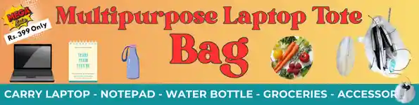 Fashion Greet - Multipurpose Laptop Tote Bag