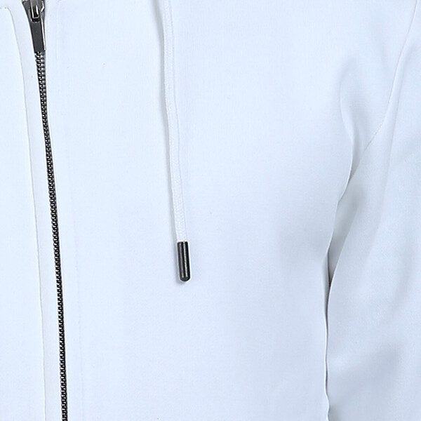 Adults Fleece Heavyweight Zip Hoodie Multicolor Plain