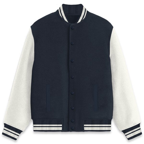 Adult Varsity Jacket Multicolor Plain
