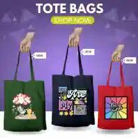 Fashion Greet - Tote Bags - HomePage Banner Ad