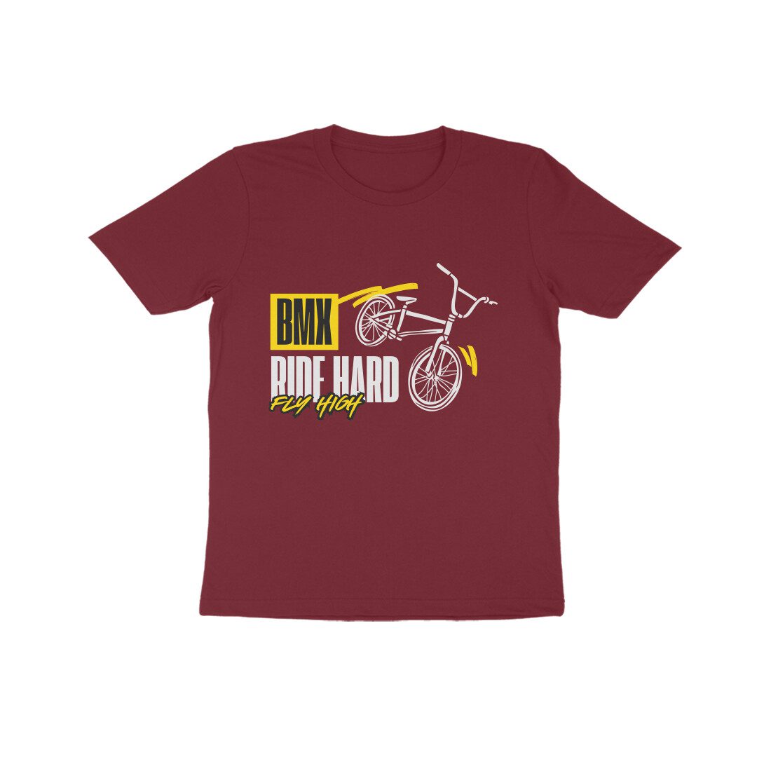Trend Next – Kids Ride Hard Fly High BMX T-Shirt - Fashion Greet