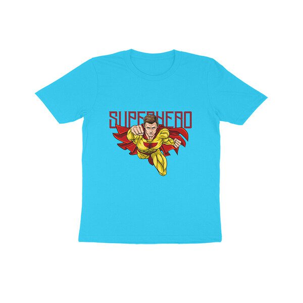 Trend Next - Kids Flying Comic Super Hero T-Shirt