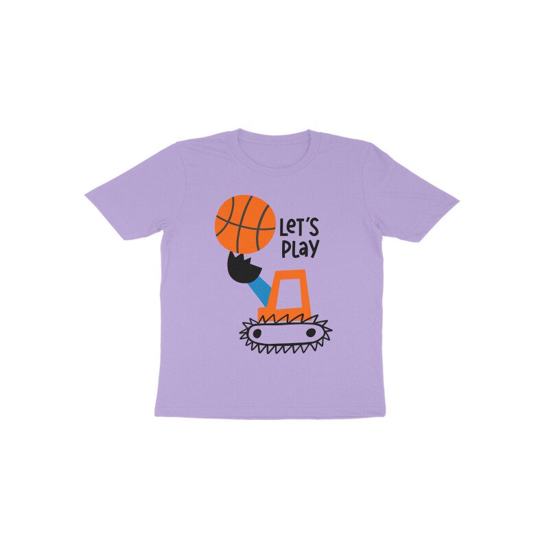 Trend Next – Toddlers Cartoon excavator with basketball T-Shirt - Fashion Greet