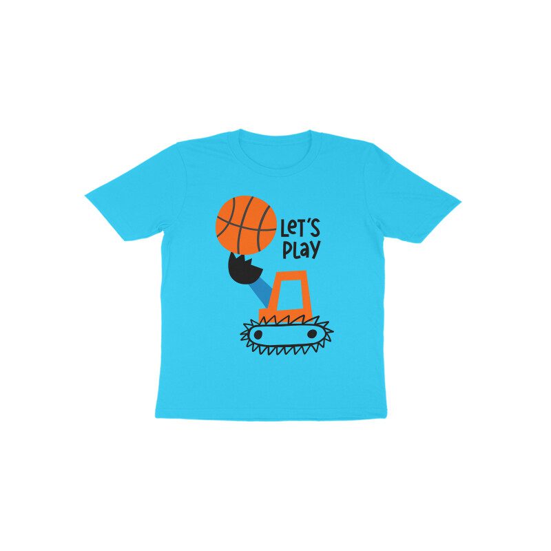 Trend Next – Toddlers Cartoon excavator with basketball T-Shirt - Fashion Greet