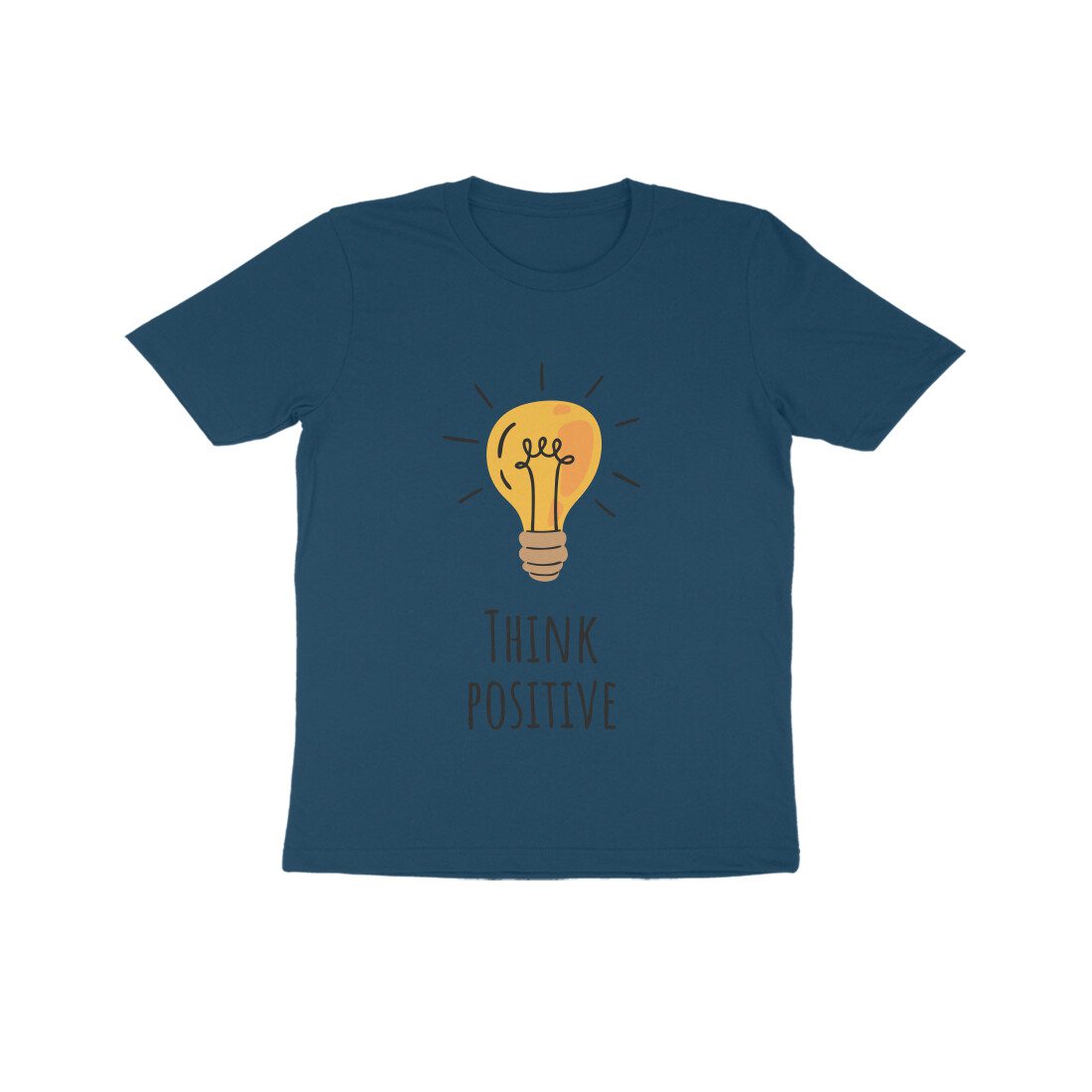 Trend Next – Kids Lights up Think Positive T-Shirt - Fashion Greet