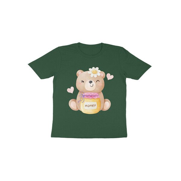 Trend Next - Toddlers Cute Teddy with Honey T-Shirt