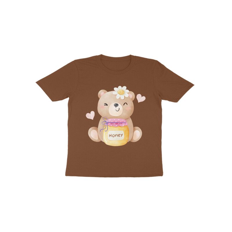 Trend Next – Toddlers Cute Teddy with Honey T-Shirt - Fashion Greet