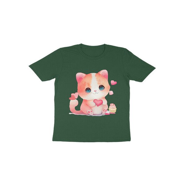 Trend Next - Toddlers Pink Cute Cat T-Shirt