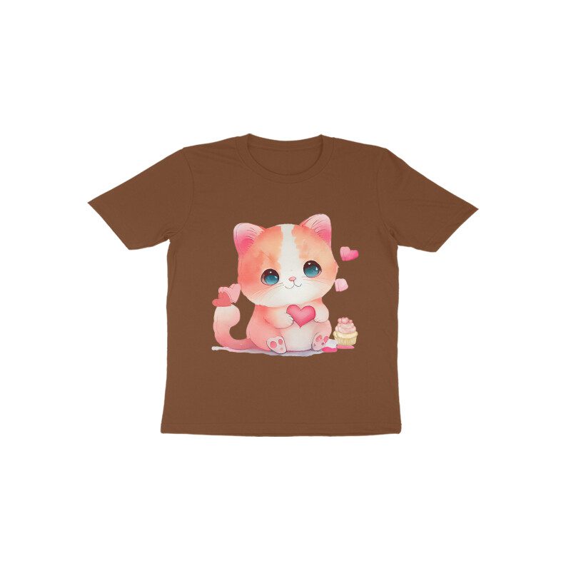 Trend Next – Toddlers Pink Cute Cat T-Shirt - Fashion Greet