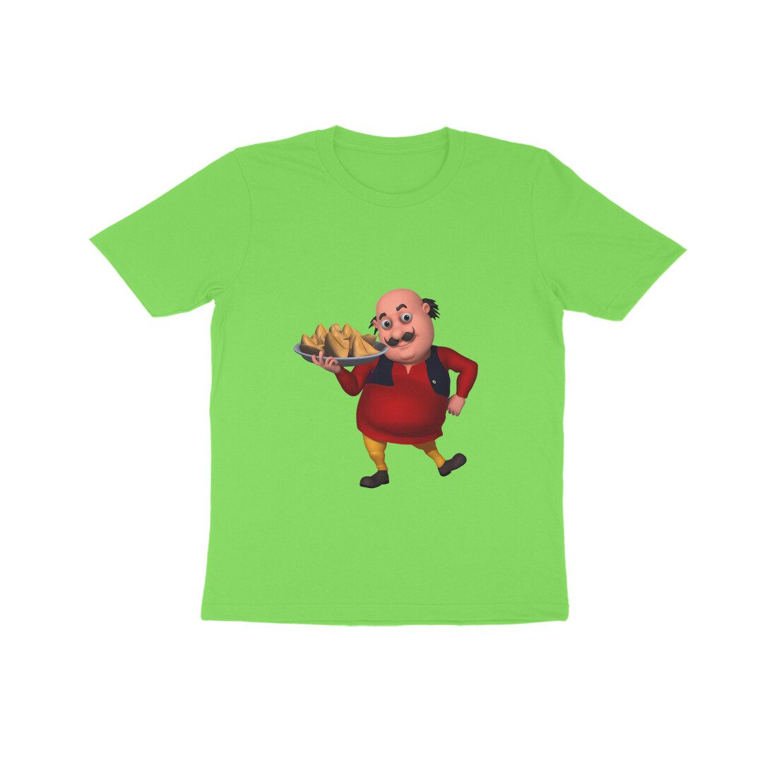 Trend Next – Kids Motu Holding Samosas T-Shirt - Fashion Greet