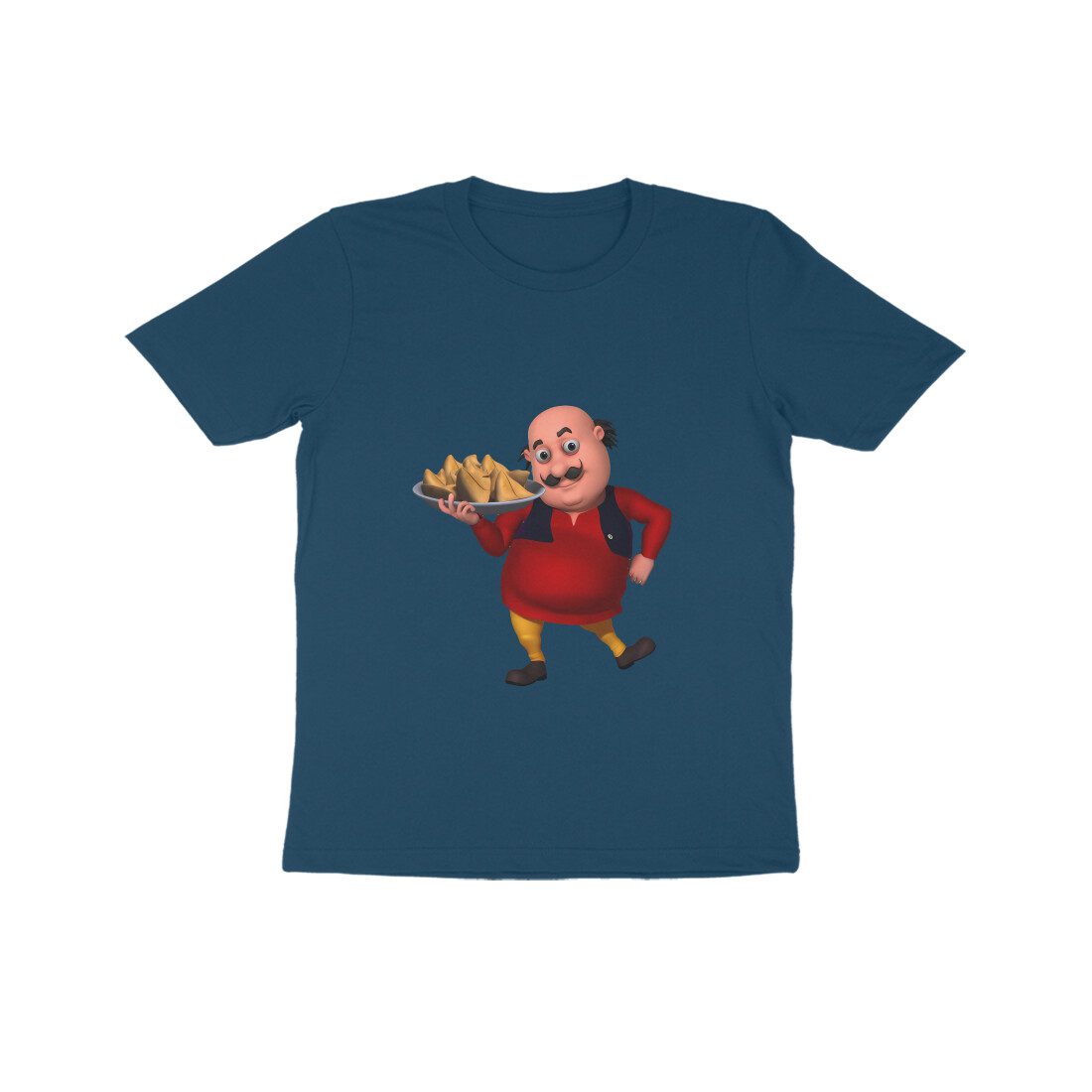 Trend Next – Kids Motu Holding Samosas T-Shirt - Fashion Greet