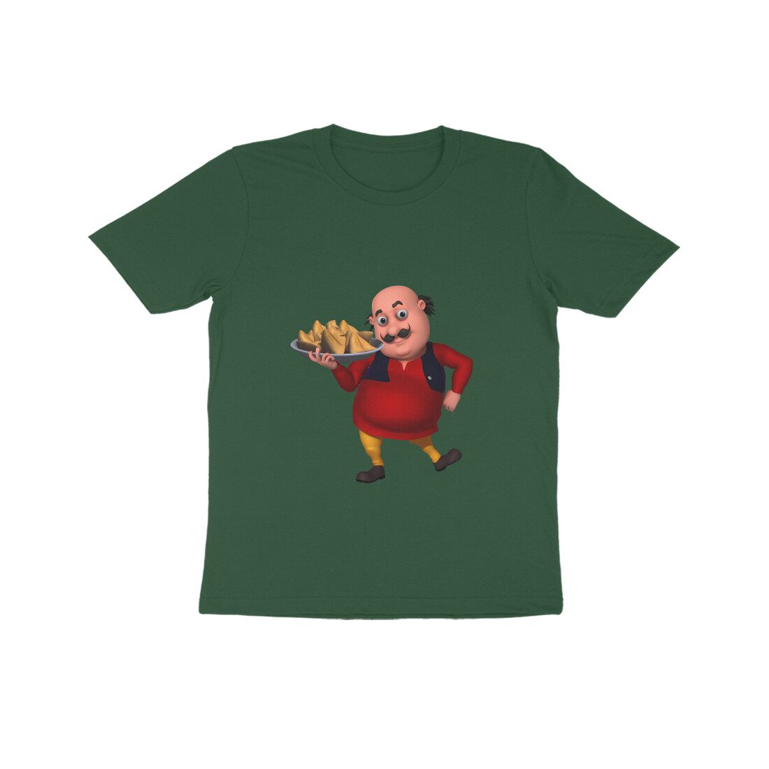 Trend Next – Kids Motu Holding Samosas T-Shirt - Fashion Greet