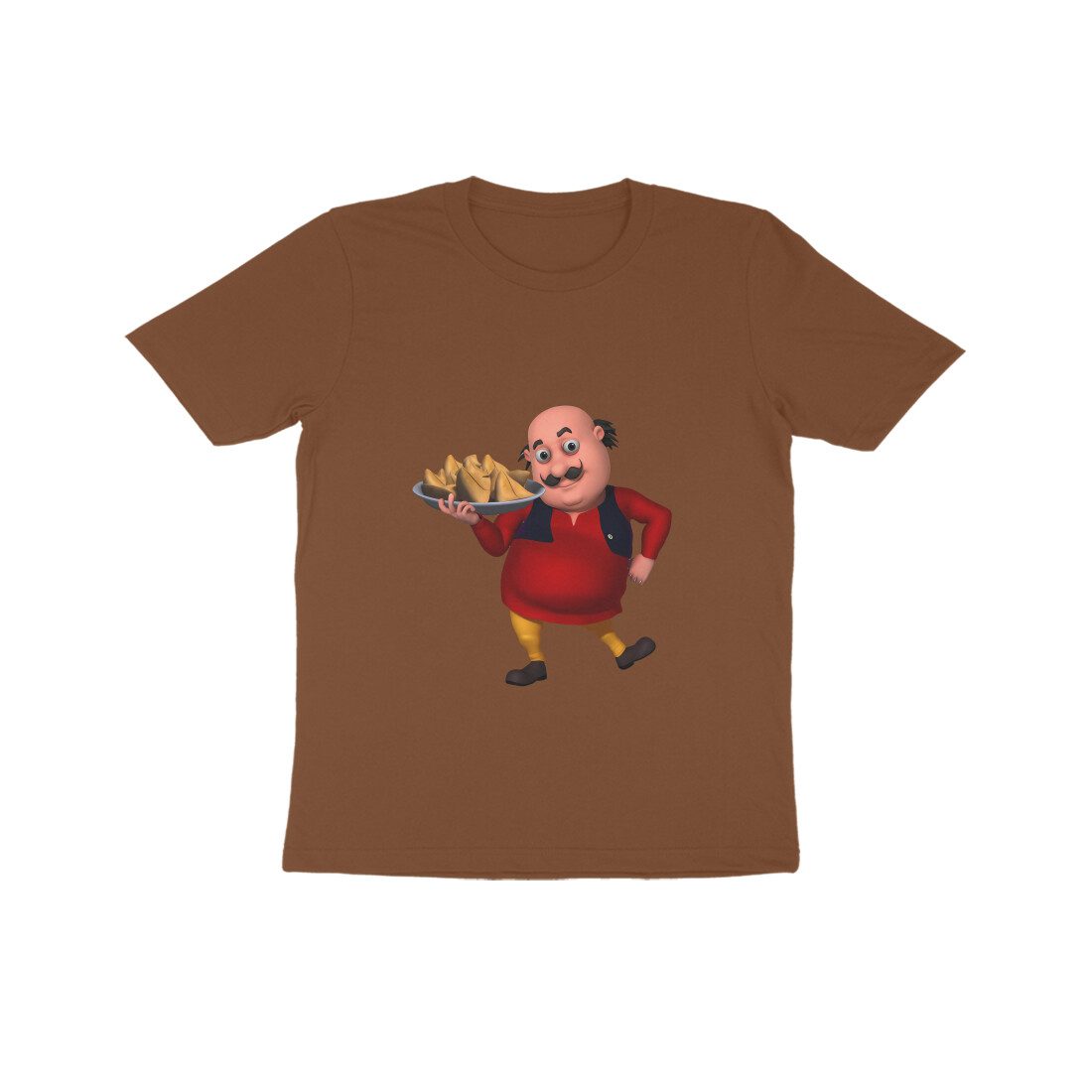 Trend Next – Kids Motu Holding Samosas T-Shirt - Fashion Greet