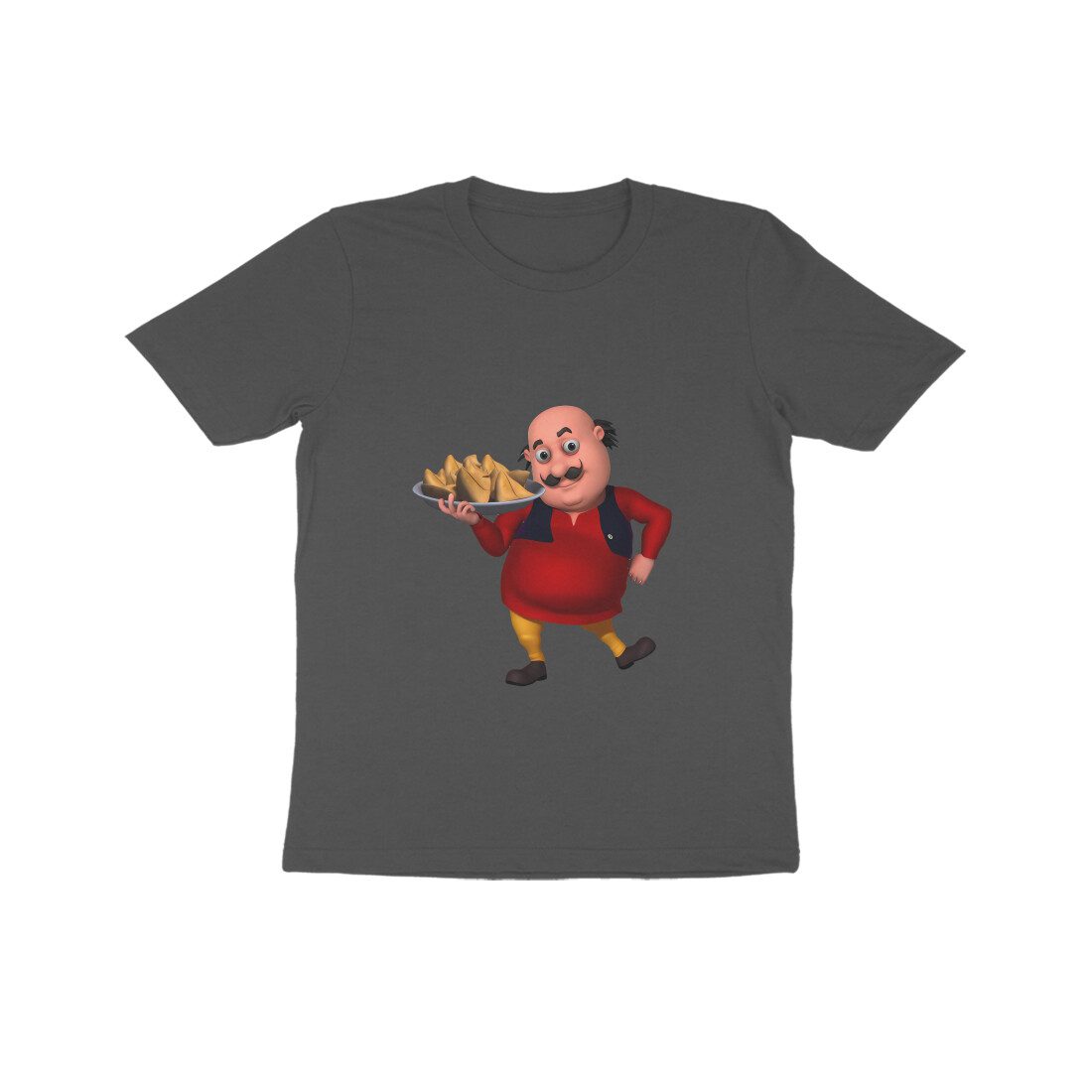Trend Next – Kids Motu Holding Samosas T-Shirt - Fashion Greet