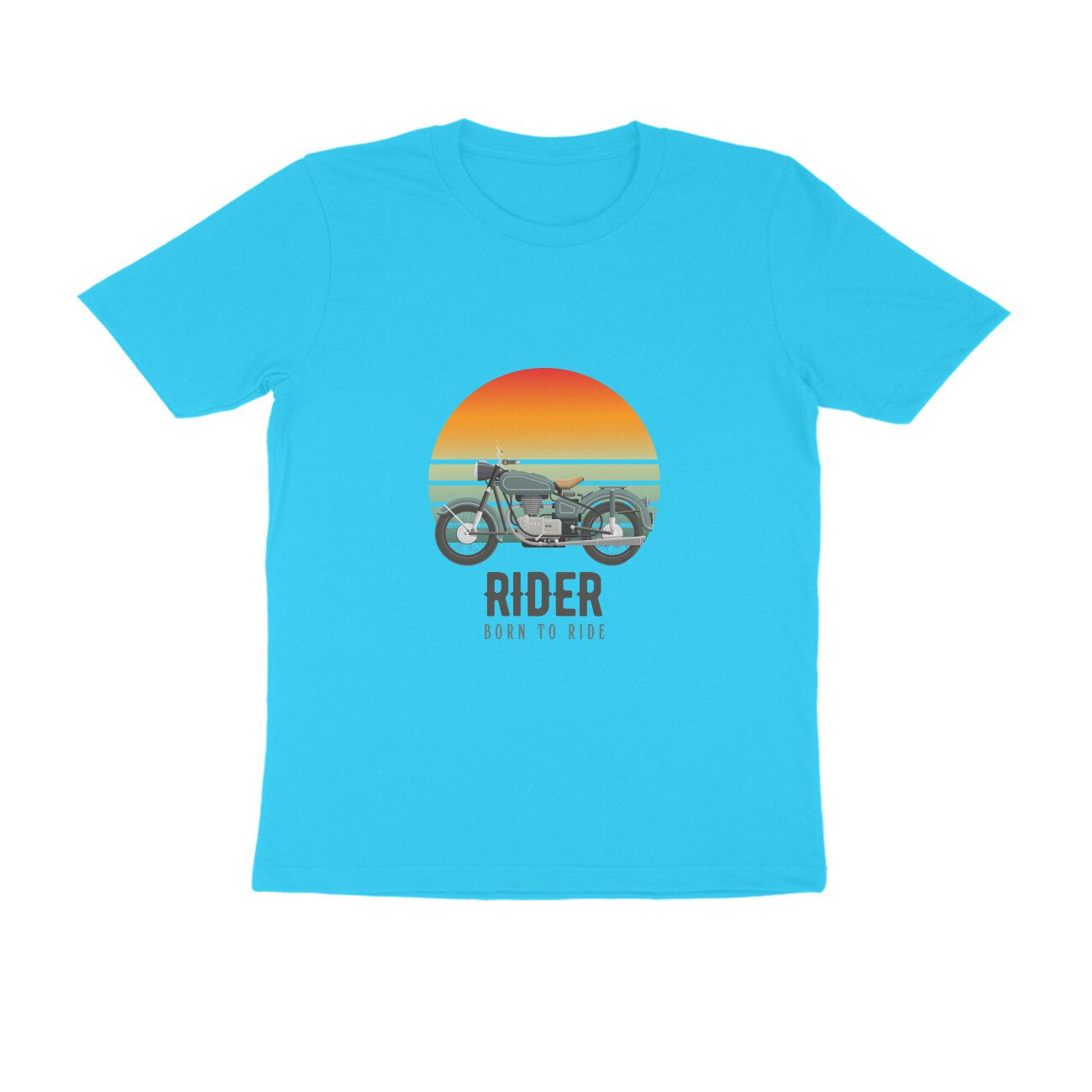 Trend Next – Teens Rider T-Shirt with Born to Ride Quote - Fashion Greet