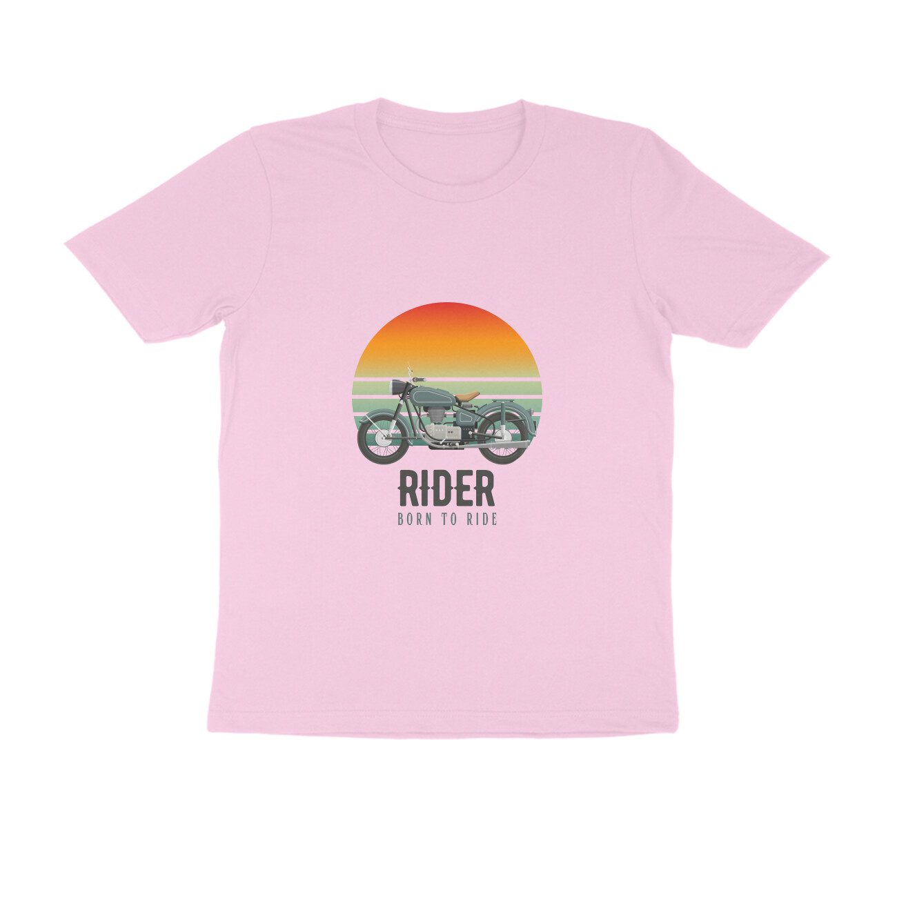 Trend Next – Teens Rider T-Shirt with Born to Ride Quote - Fashion Greet