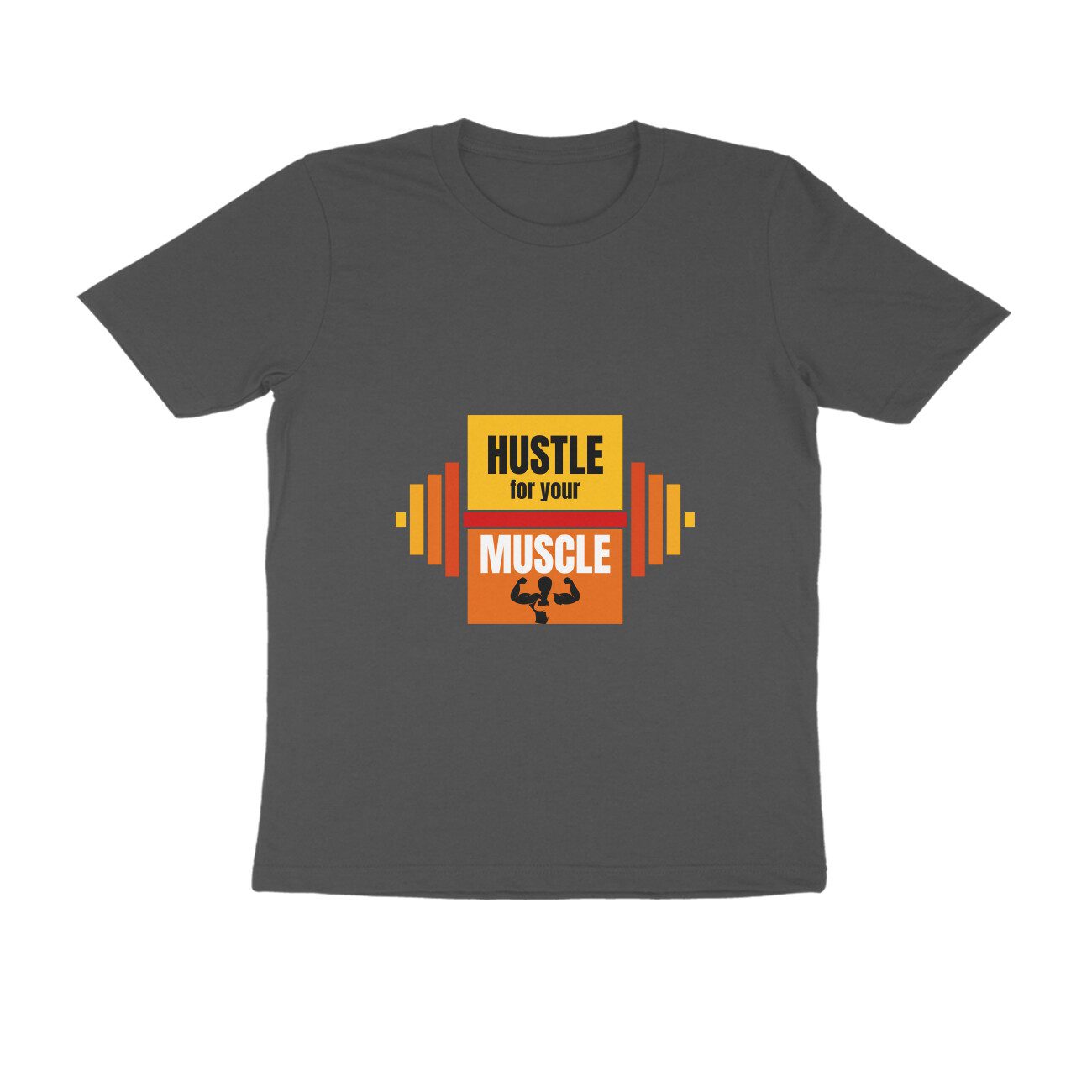 Trend Next – Teens Hustle for your Muscle Gym T-Shirt - Fashion Greet