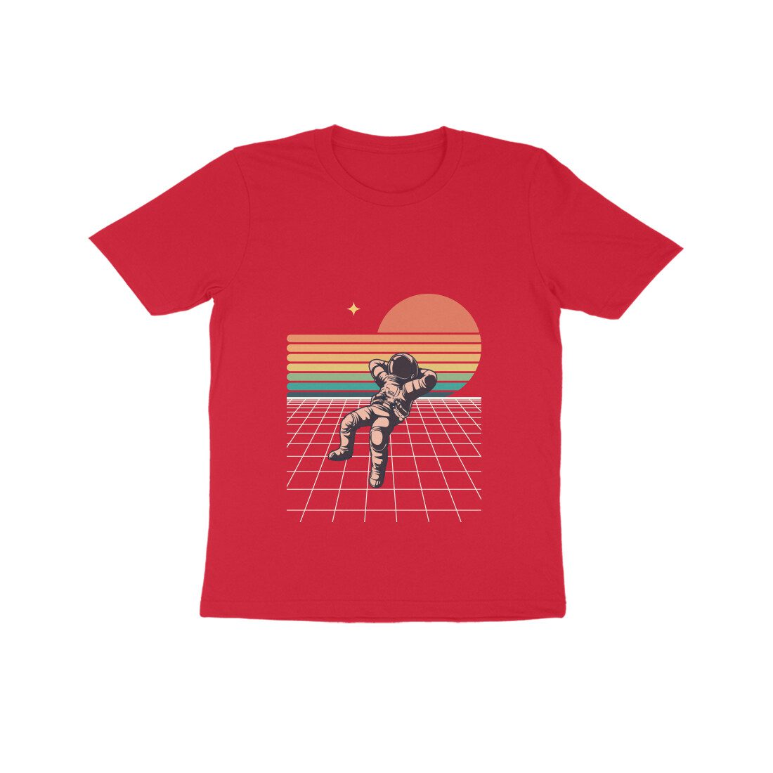 Trend Next – Kids Retro Astronaut T-Shirt - Fashion Greet