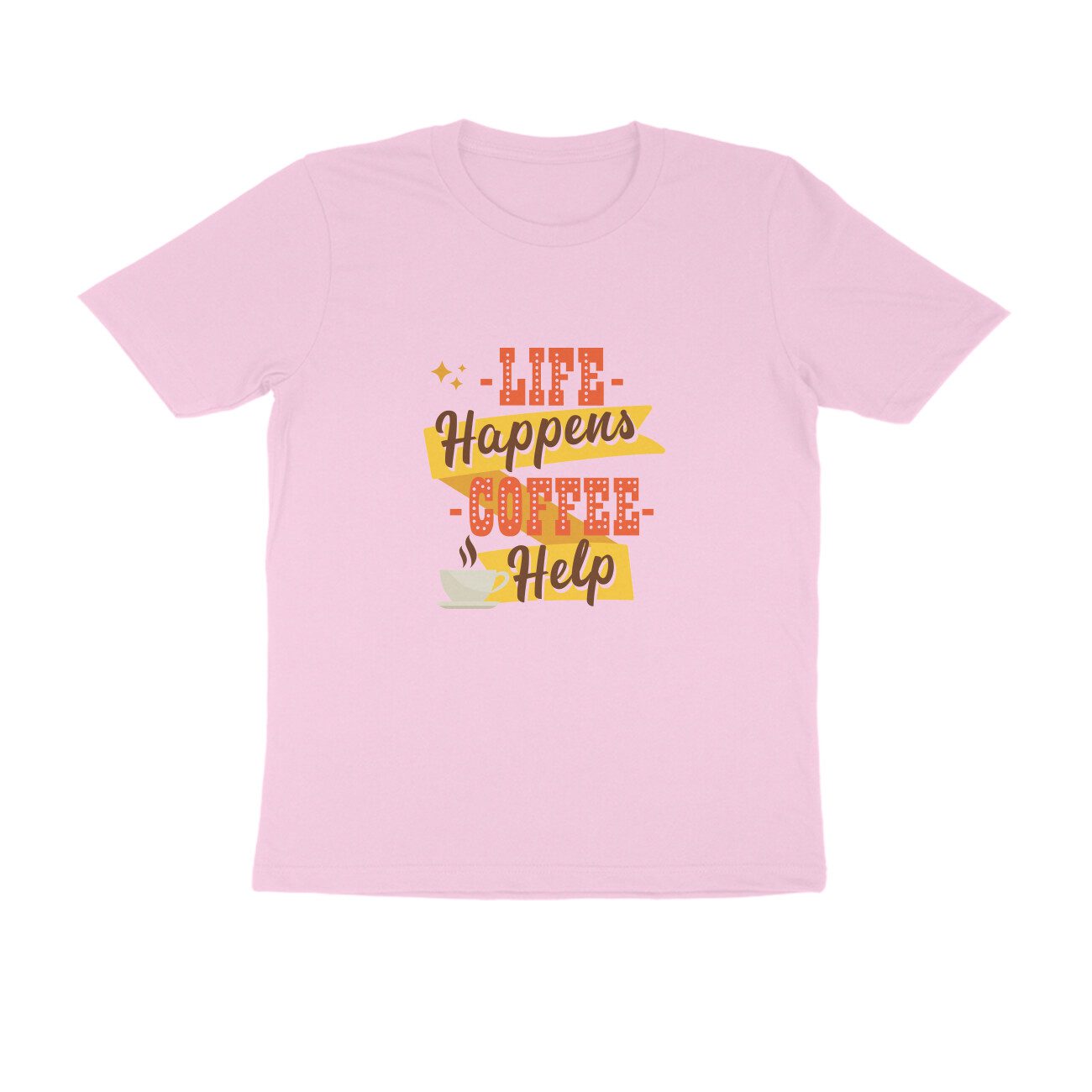 Trend Next – Teens Life Happens Coffee Help T-Shirt - Fashion Greet