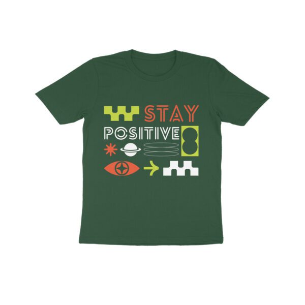 Trend Next - Kids Stay Positive Motivational T-Shirt