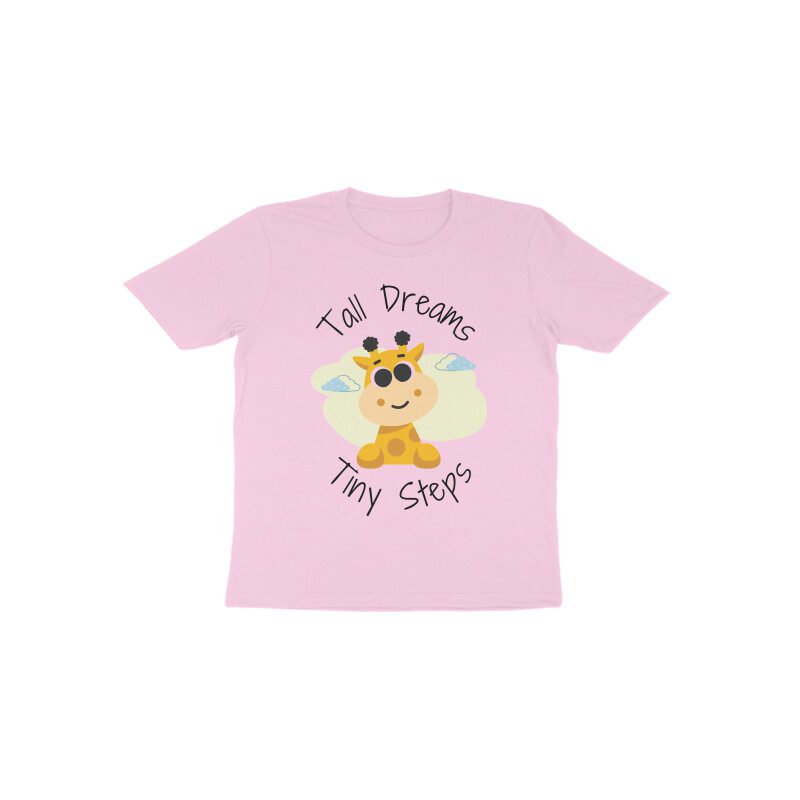 Trend Next – Toddlers Tall Dreams Tiny Steps T-Shirt - Fashion Greet
