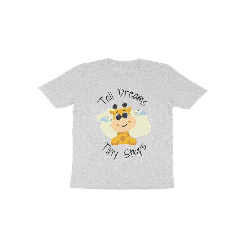 Trend Next – Toddlers Tall Dreams Tiny Steps T-Shirt - Fashion Greet